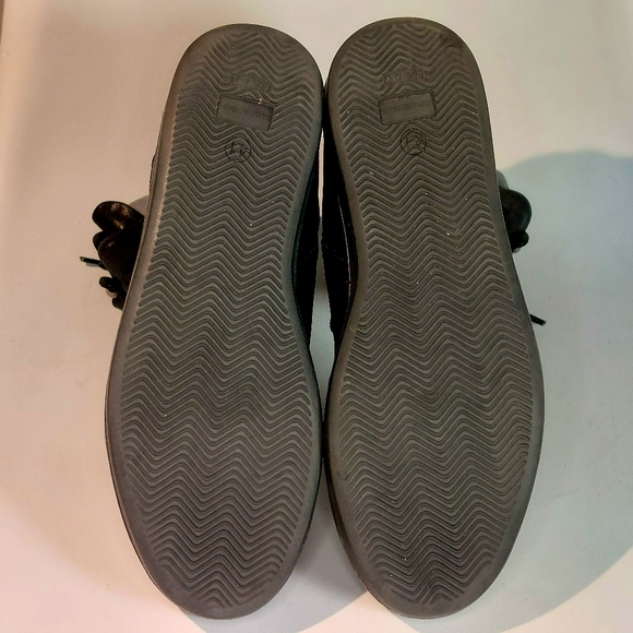 Andìa Fora black leather side-zip laced combat boots, EU41, EUC - Picture 11 of 15